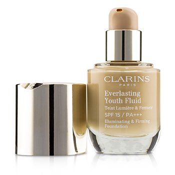 Clarins Everlasting Youth Base Fluida Iluminante & Reafirmante SPF 15 - # 110 Honey