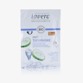 Lavera Mascarilla en Hojas - Hidratante (Con Pepino Orgánico & Agua Glaciar)