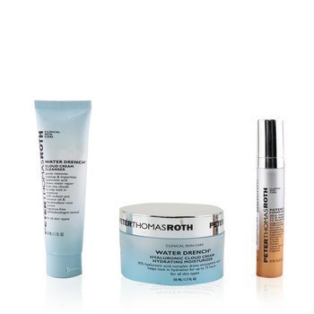 Kit Hydration Glow-Up: 1x Water Drench Limpiador 30ml + 1x Water Drench Hidratante 50ml + 1x Potent-C Power Suero 10ml