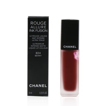 Chanel Rouge Allure Ink Fusion Ultrawear Color de Labios Líquido Mate Intenso - # 824 Berry