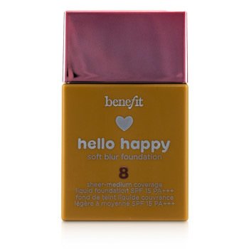 Hello Happy Soft Blur Base Líquida SPF 15 - # 8 (Tan Warm)