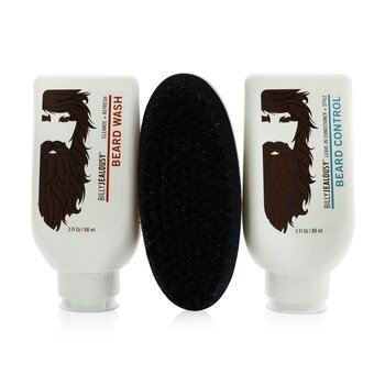 Beard Envy Kit: Beard Wash 88ml + Beard Control 88ml + cepillo 1pcs (Caja ligeramente dañada)