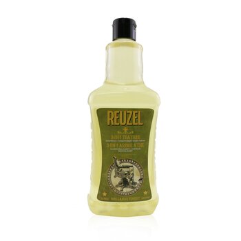 Reuzel Lavado Corporal Champú Acondicionador de Árbol de Té 3-En-1