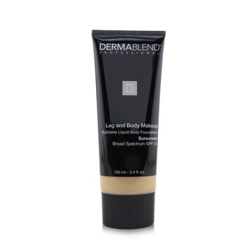 Leg and Body Make Up Base Corporal Líquida Edificable Protector Sola de Espectro Amplio SPF 25 - #Light Natural 20N (Caja Ligeramente Dañada)