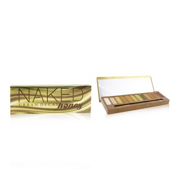 Naked Honey Paleta de Sombra de Ojos (12x Sombras de Ojos, 1x Brocha de Doble Punta Difuminante / de Párpados)