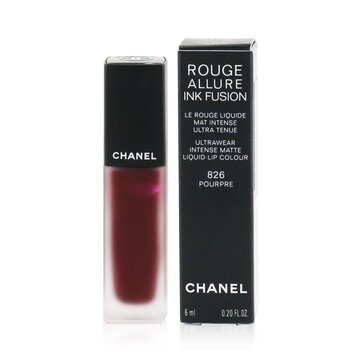 Rouge Allure Ink Fusion Ultrawear Color de Labios Líquido Mate Intenso - # 826 Pourpre