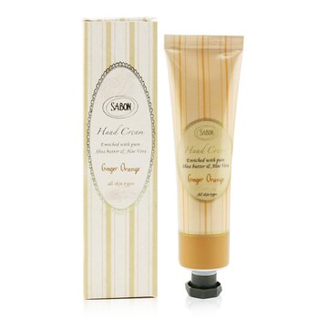 Sabon Crema de Manos - Ginger Orange (Tube)