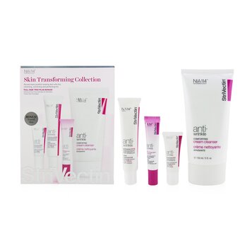 Colección Skin Transforming (Trío de Tamaño Completo): Limpiador 150ml + Concentrado de Ojos (30ml + 7ml) + Primer de Ojos 10ml