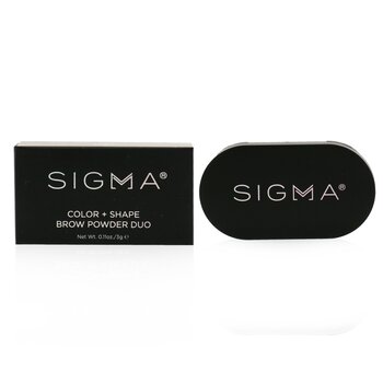Sigma Beauty Polvo de Cejas Dúo Color + Forma - # Light