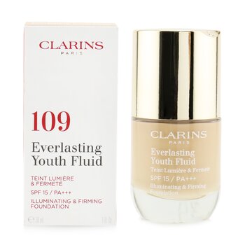 Clarins Everlasting Youth Base Fluida Reafirmante & Iluminante SPF 15 - # 109 Wheat