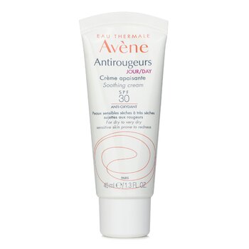 Avene Antirougeurs DAY Crema Calmante SPF 30 - Para Piel Seca a Muy Seca Propensa a Enrojecimiento