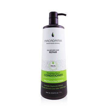 Macadamia Natural Oil Professional Acondicionador Reparación Ligera (Texturas Finas a Finas como de Bebé)