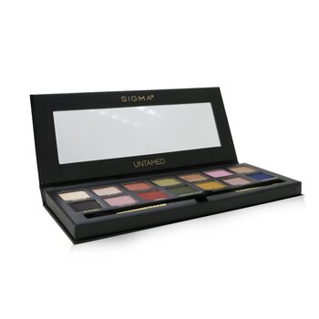 Sigma Beauty Untamed Paleta de Sombra de Ojos Con Brocha de Doble Punta (14x Sombras de Ojos + 1x Brocha de Doble Punta)