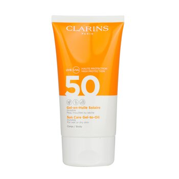 Invisible Sun Care Gel-A-Aceite Para Cuerpo SPF 50 - Para Piel Mojada o Seca