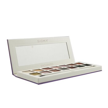 Sigma Beauty Enchanted Paleta de Sombra de Ojos (14x Sombras de Ojos + 1x Brocha de Doble Punta)