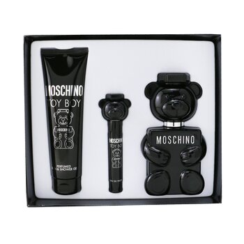 Toy Boy Coffret: Eau De Parfum Spray 100ml/3.4oz + Gel de Baño & Ducha Perfumado 150ml/5oz + Eau De Parfum Spray 10ml/0.3oz