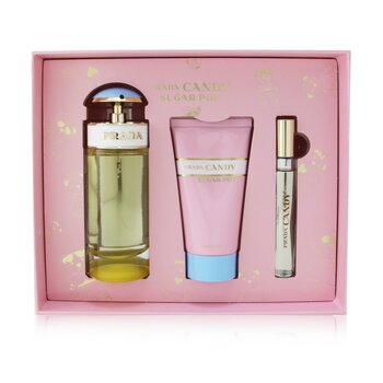 Candy Sugar Pop Coffret: Eau De Parfum Spray 80ml/2.7oz + Loción Corporal 75ml/2.5oz + Roll-On 10ml/0.34oz