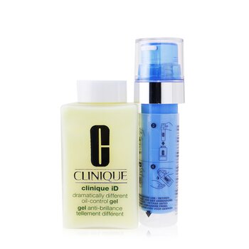 Clinique iD Drantly Different Gel Control de Grasa + Cartucho Activo Concentrado Para Piel con Textura Desigual