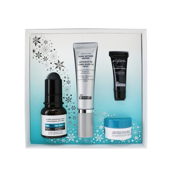 Dr. Brandt Kit Skincare Wishlist: Primer Refinador de Poros 30ml + Crema Suavizante de Arrugas 10g