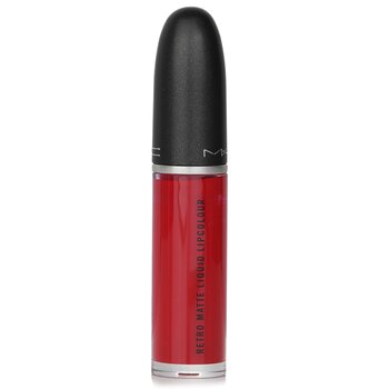 M.A.C Retro Color de Labios Líquido Mate - # 104 Fashion Legacy (Intense Fire Truck Red) (Matte)