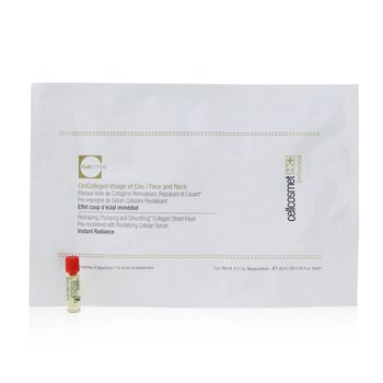 Cellcosmet CellEctive CellCollagen Rostro & Cuello: 1x Mascarilla (Suero 28ml / 0.95oz) + 1x Ampolla 1.5ml / 0.05oz