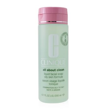 Clinique All About Clean Jabón Facial Líquido Fórmula Para Piel Grasa - Piel Mixta Grasa a Grasa