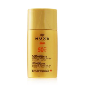 Nuxe Nuxe Sun Fluido Ligero Para el Rostro - Protección Alta SPF50 (Para Piel Normal a Mixta)