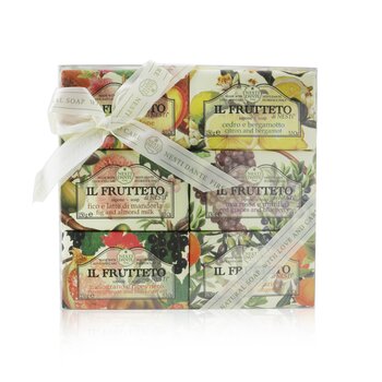 Il Frutteto Jabón Set de Regalo (# Melocotón y Limón, # Citron y Bergamota, # Leche de Higo y Almendras, # Uvas Rojas y Arándanos, # Granada y Grosella Negra, # Aceite de Oliva y Mandarina