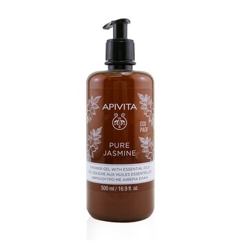 Apivita Pure Jasmine Gel de Ducha con Aceites Esenciales - Ecopack