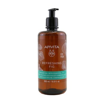 Apivita Refreshing Fig Gel de Ducha con Aceites Esenciales - Ecopack