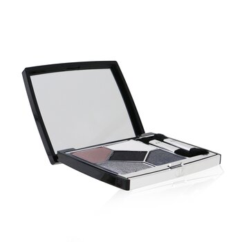 5 Couleurs Couture Paleta de Sombras de Ojos en Polvo Cremoso de Larga Duración - # 079 Black Bow