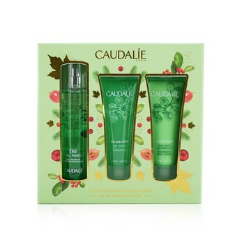 Eau Des Vignes Christmas Coffret: Fresh Fragrance Spray 50ml + Gel de Ducha 50ml + Loción Corporal 50ml (Green Line)