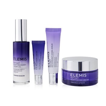 Set Peptide 24/7 High Performers: Adaptive Crema de Día 50ml + Crema-Aceite Recuperación Nocturna 30ml + Hidra-Suero 10ml + Crema de Ojos 5ml