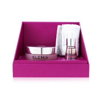 Dúo Pro-Collagen Rose: Bálsamo Limpiador de Rosa 100g + Aceite Facial de Rosa 15ml + Toalla Limpiadora de Lujo