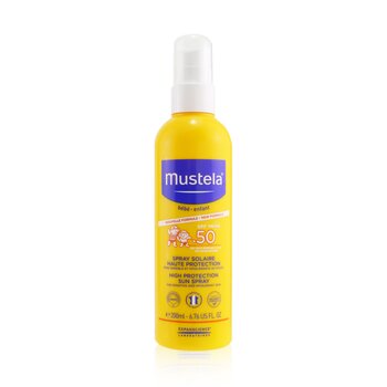 Spray Solar de Protección Alta SPF 50 - Muy Resistente al Agua