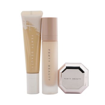 Fenty Beauty by Rihanna Kit Pro FiltR Complejo Hidratante: Base 32ml + Primer 32ml + Polvo Establecedor de Retoque Instantáneo 7.8g - #140