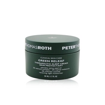 Green Releaf Therapeutic Sleep Cream Skin Protectant - Hidratante de Noche Renovador (Fecha Vto.: 07/2021)