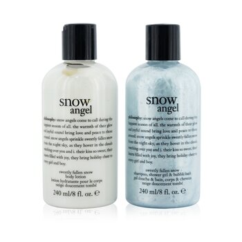 Snow Angel Duo: Shower Gel 240ml + Body Lotion 240ml (Box Slightly Damaged)