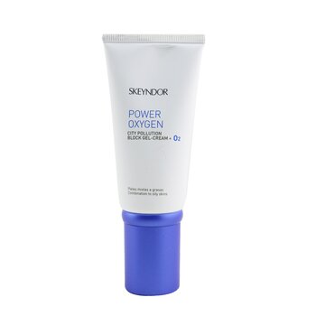 Power Oxygen Gel-Cream + O2 Bloqueador de Contaminación de Ciudad (Para Piel Mixta a Grasa)