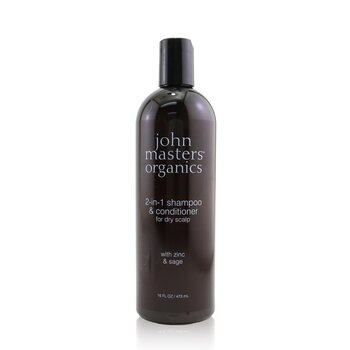 John Masters Organics Champú & Acondicionador Para Cuero Cabelludo con Zinc & Sabia