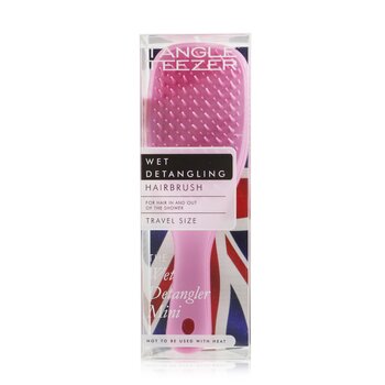 The Wet Detangling Mini Cepillo de Cabello - # Baby Pink Sparkle (Tamaño Viaje)