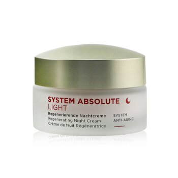 System Absolute System Anti-Aging Crema de Noche Ligera Regenerante - Para Piel Madura