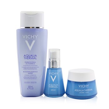 Aqualia Thermal Boosting Hydration Ritual Value Set: Essence Water 200ml + Serum 30ml + Rehydrating Light Cream 50ml