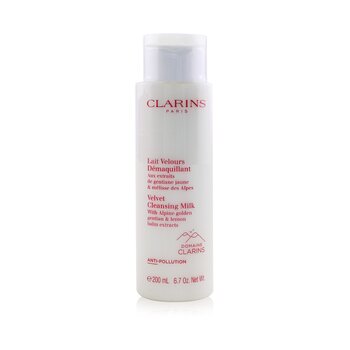 Clarins Leche Limpiadora Aterciopelada con Extractos de Genciana Alpina Dorada & Bálsamo de Limón