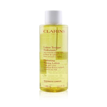 Clarins Loción Tónica Hidratante con Extractos de Aloe Vera & Flor Azafrán - Piel Normal a Seca