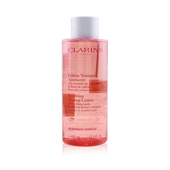 Clarins Loción Tonificante Calmante con Extractos de Manzanilla & Flor de Azafrán - Piel Muy Seca o Sensible