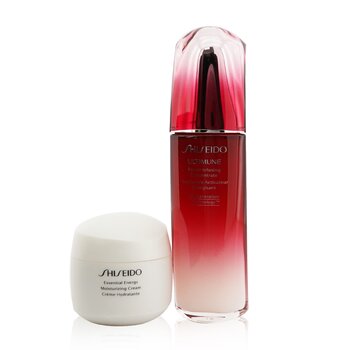 Shiseido Set Defend & Regenerate Power Moisturizing: Ultimune Concentrado N Infundidor de Poder 100ml + Essential Energy Crema Hidratante 50 ml