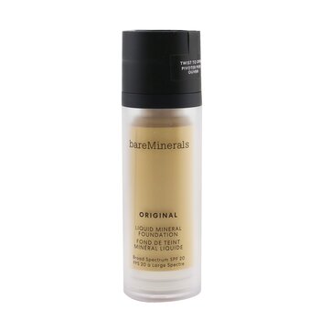 Base de maquillaje líquida mineral original SPF 20 - # 08 Light (para piel neutra muy clara con un tono amarillo sutil)