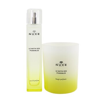 Le Matin Des Possibles Coffret: Eau De Parfum Spray 50ml/1.6oz + Vela Perfumada 140g/4.9oz