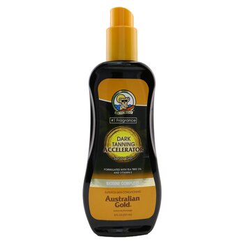 Gel en aerosol acelerador del bronceado oscuro